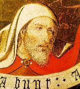 Jaime Huguet Head of a Prophet (Fragment of a Lost Altarpiece) oil painting